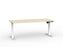 Agile Boost Electric Height Adjustable Desk, White Frame, 1800mm x 800mm (Choice of Worktop Colours) Nordic Maple KG_AGEBSSD188W_NM