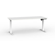 Agile Boost Electric Height Adjustable Desk, White Frame, 1800mm x 800mm (Choice of Worktop Colours) White KG_AGEBSSD188W_W