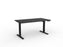 Agile Electric Height Adjustable Desk - 1500mm x 800mm (Choice of Worktop & Frame Colours) Black Powder Coated / Black KG_AGE2SSD158B_B