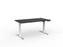 Agile Electric Height Adjustable Desk - 1500mm x 800mm (Choice of Worktop & Frame Colours) White Powder Coated / Black KG_AGE2SSD158W_B