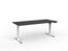Agile Electric Height Adjustable Desk - 1800mm x 800mm (Choice of Worktop & Frame Colours) White Powder Coated / Black KG_AGE2SSD188W_B