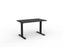 Agile Fixed Height Desk - 1200mm x 700mm, Black Frame (Choice of Top Colours) Black KG_AGFSSD127B_BL