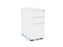 Agile Metal 2 Draw plus File Storage Mobile Cabinet - Slimline (Choice of Colours) White / Commercial address KG_AGM2FS_W-COM