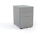 Agile Metal 2 Draw plus File Storage Mobile Cabinet - Standard (Choice of Colours) Silver / Commercial address KG_AGM2F_S-COM