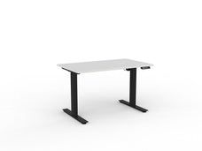 Knight's Agile Electric 2 Column Height Adjustable Desk, Black Frame, 1200mm x 700mm (Choice of Desktop Colours)