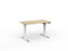 Knight's Agile Electric 2 Column Height Adjustable Desk, White Frame, 1200mm x 700mm (Choice of Desktop Colours)