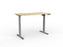 Knight's Agile Electric 2 Column Height Adjustable Desk, Silver Frame, 1500mm x 800mm (Choice of Desktop Colours)