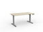 Knight's Agile Electric 2 Column Height Adjustable Desk, Silver Frame, 1500mm x 800mm (Choice of Desktop Colours)