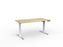 Knight's Agile Electric 2 Column Height Adjustable Desk, White Frame, 1500mm x 800mm (Choice of Desktop Colours)