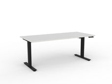 Knight's Agile Electric 2 Column Height Adjustable Desk, Black Frame, 1800mm x 800mm (Choice of Desktop Colours)