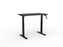 Knight's Agile Winder Height Adjustable Desk, Black Frame, 1200mm x 700mm (Choice of Desktop Colours)