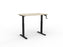 Knight's Agile Winder Height Adjustable Desk, Black Frame, 1200mm x 700mm (Choice of Desktop Colours)