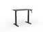 Knight's Agile Winder Height Adjustable Desk, Black Frame, 1200mm x 700mm (Choice of Desktop Colours)