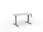 Knight's Agile Winder Height Adjustable Desk, Silver Frame, 1200mm x 700mm (Choice of Desktop Colours)