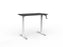 Knight's Agile Winder Height Adjustable Desk, White Frame, 1200mm x 700mm (Choice of Desktop Colours)