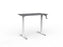 Knight's Agile Winder Height Adjustable Desk, White Frame, 1200mm x 700mm (Choice of Desktop Colours)