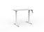 Knight's Agile Winder Height Adjustable Desk, White Frame, 1200mm x 700mm (Choice of Desktop Colours)