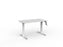 Knight's Agile Winder Height Adjustable Desk, White Frame, 1200mm x 700mm (Choice of Desktop Colours)