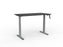 Knight's Agile Winder Height Adjustable Desk, Silver Frame, 1500mm x 800mm (Choice of Desktop Colours)