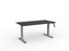 Knight's Agile Winder Height Adjustable Desk, Silver Frame, 1500mm x 800mm (Choice of Desktop Colours)