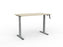 Knight's Agile Winder Height Adjustable Desk, Silver Frame, 1500mm x 800mm (Choice of Desktop Colours)