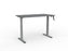 Knight's Agile Winder Height Adjustable Desk, Silver Frame, 1500mm x 800mm (Choice of Desktop Colours)