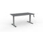 Knight's Agile Winder Height Adjustable Desk, Silver Frame, 1500mm x 800mm (Choice of Desktop Colours)