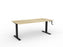 Knight's Agile Winder Height Adjustable Desk, Black Frame, 1800mm x 800mm (Choice of Desktop Colours)