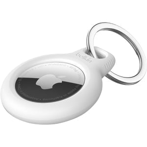 AirTag Secure Holder with Keyring, White IM5195422