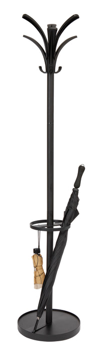 Alba Brio Coat Rack 1750 x 350 x 350mm, BLACK AOPMBRION