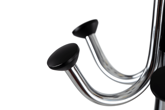 Alba Chromy Coat Rack 1770 x 380 x 380mm BLACK / CHROME AO0322050