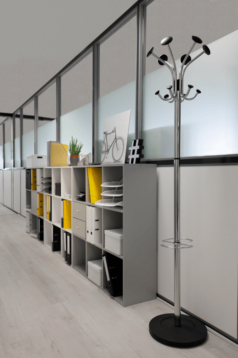 Alba Chromy Coat Rack 1770 x 380 x 380mm BLACK / CHROME AO0322050