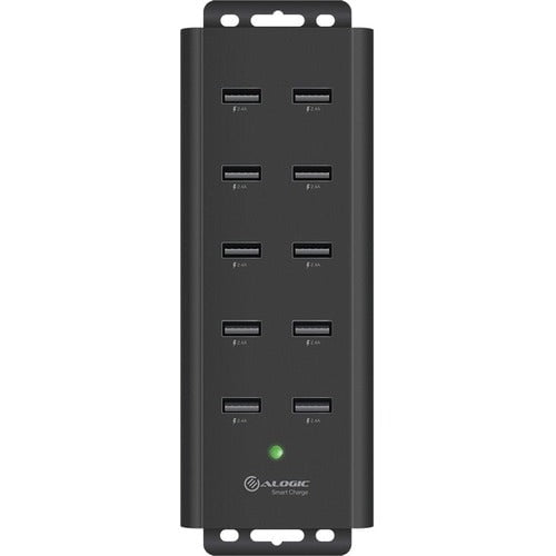 Alogic 10 Port USB Charger with Smart Charge - Prime Series - 1 Pack - 100 W - 12 V DC Input - 5 V DC/2.40 A Output IM4274873