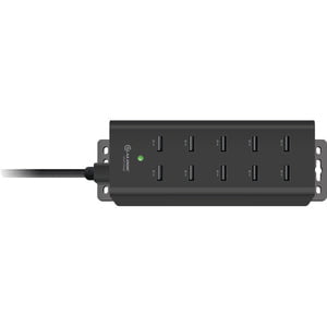 Alogic 10 Port USB Charger with Smart Charge - Prime Series - 1 Pack - 100 W - 12 V DC Input - 5 V DC/2.40 A Output IM4274873