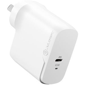 ALOGIC 1X65Rapid Power 65W GaN Charger #USB-C(Max. 65W) -Includes 2m USB-C Charging Cable (ELPCC202-WH USB-IF Certified) IM5080400