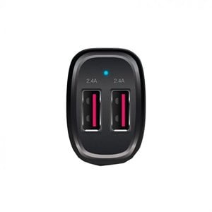 Alogic 2 Port USB-A Car Charger 5V/4.8A - 1 Pack - 12 V DC, 24 V DC Input - 5 V DC/4.80 A Output IM4504957