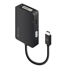 Alogic 3-in-1 USB-C to HDMI DVI VGA Adapter - Male to 3-Female - Premium Series - for Notebook - USB Type C - 1 x USB Ports - USB Type-C - 1 x HDMI Ports - HDMI - DVI - VGA - Thunderbolt - Wired IM4274867