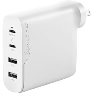 ALOGIC 4X100 Rapid Power 4 Port 100W#GaN#Charger # USB-C(Max. 100W) +#USB-C(Max. 18) +#USB-A(Max. 17W) +#USB-A(Max. 17W) -##- Includes 2m USB-C Charging Cable# (ELPCC202-WH USB-IF Certified) IM5080402