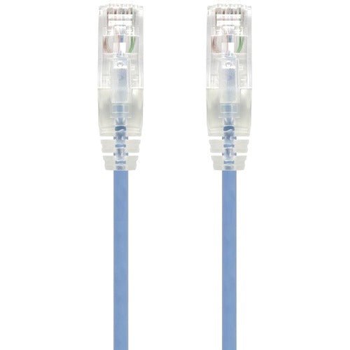 Alogic Blue Ultra Slim Cat6 Network Cable, UTP, 28AWG - Series Alpha - 3m Commercial - 3 m Category 6 Network Cable for Network Device - First End: 1 x RJ-45 Network - Male - Second End: 1 x RJ-45 Network - Male - Gold Plated Contact - LSZH - 28 AWG - Blu IM5365307