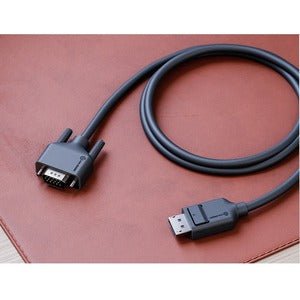 Alogic Display Port to VGA Cable - Elements Series - Male to Male - 2m - 2 m DisplayPort/VGA Video Cable for Video Device, Computer - First End: 1 x DisplayPort Digital Audio/Video - Male - Second End: 1 x 15-pin HD-15 VGA - Male - 5 Gbit/s - Supports up IM5664921