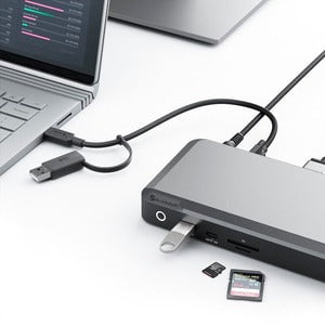Alogic DX3 Docking Station - 3 Displays Supported - HD - 3 x USB Type-A Ports - USB Type-A - USB Type-C - 1 x RJ-45 Ports - Network (RJ-45) - 3 x DisplayPorts - DisplayPort - Wired - Gigabit Ethernet IM5207599