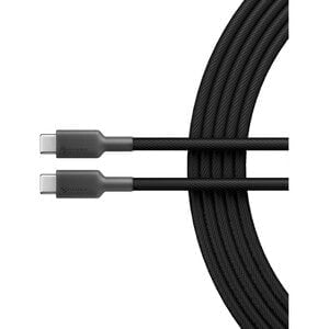 Alogic Elements Pro USB 2.0 USB-C to USB-C Cable 1m Black - 5A/ 480Mbps - 1 m USB-C Data Transfer Cable for Smartphone, Tablet, Notebook, Chromebook - First End: 1 x USB 2.0 Type C - Male - Second End: 1 x USB 2.0 Type C - Male - 480 Mbit/s - Black - 1 IM5487433