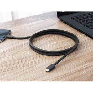 Alogic Elements Pro USB 2.0 USB-C to USB-C Cable 5A/ 480Mbps- Black- 2m - 2 m USB-C Data Transfer Cable for Smartphone, Tablet, Notebook, Chromebook - First End: 1 x USB 2.0 Type C - Male - Second End: 1 x USB 2.0 Type C - Male - 480 Mbit/s - Black - 1 IM5487435