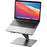 Alogic Elite Adjustable Laptop Riser - Space Grey - Desk - Aluminium Alloy - Space Gray IM5176945