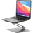 Alogic Elite Adjustable Laptop Riser - Space Grey - Desk - Aluminium Alloy - Space Gray IM5176945