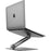 Alogic Elite Adjustable Laptop Riser - Space Grey - Desk - Aluminium Alloy - Space Gray IM5176945