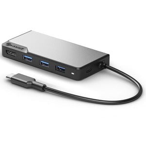 Alogic Fusion CORE Docking Station - USB Type C - 4K - 3840 x 2160 - 4 x USB Ports - 3 x USB 3.0 - USB Type-A - USB Type-C - HDMI - Space Gray IM5335987