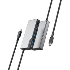 Alogic Fusion CORE Docking Station - USB Type C - 4K - 3840 x 2160 - 4 x USB Ports - 3 x USB 3.0 - USB Type-A - USB Type-C - HDMI - Space Gray IM5335987