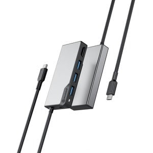 Alogic Fusion CORE Docking Station - USB Type C - 4K - 3840 x 2160 - 4 x USB Ports - 3 x USB 3.0 - USB Type-A - USB Type-C - HDMI - Space Gray IM5335987