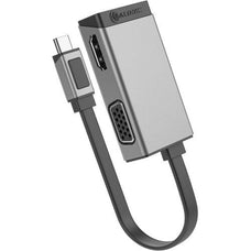 Alogic MagForce Duo Play 2-in-1 Adapter - 1 Pack - 1 x USB Type C - Male - 1 x HDMI Digital Audio/Video - Female, 1 x HD-15 VGA - Female - 4096 x 2160 Supported IM5553617